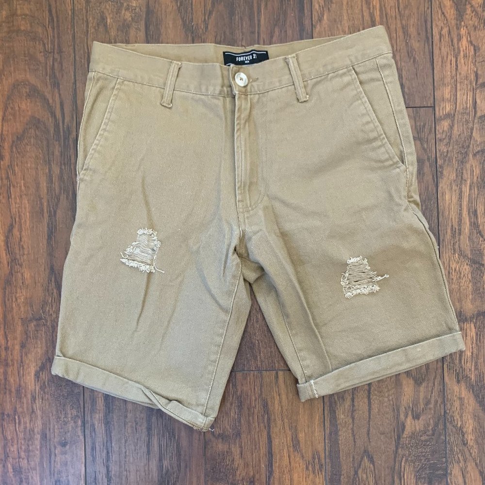 Distressed shorts